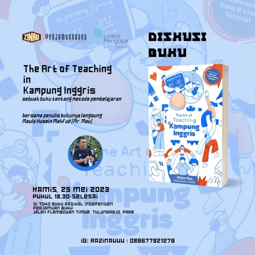 zainau diskusi buku the art of teaching kampung inggris