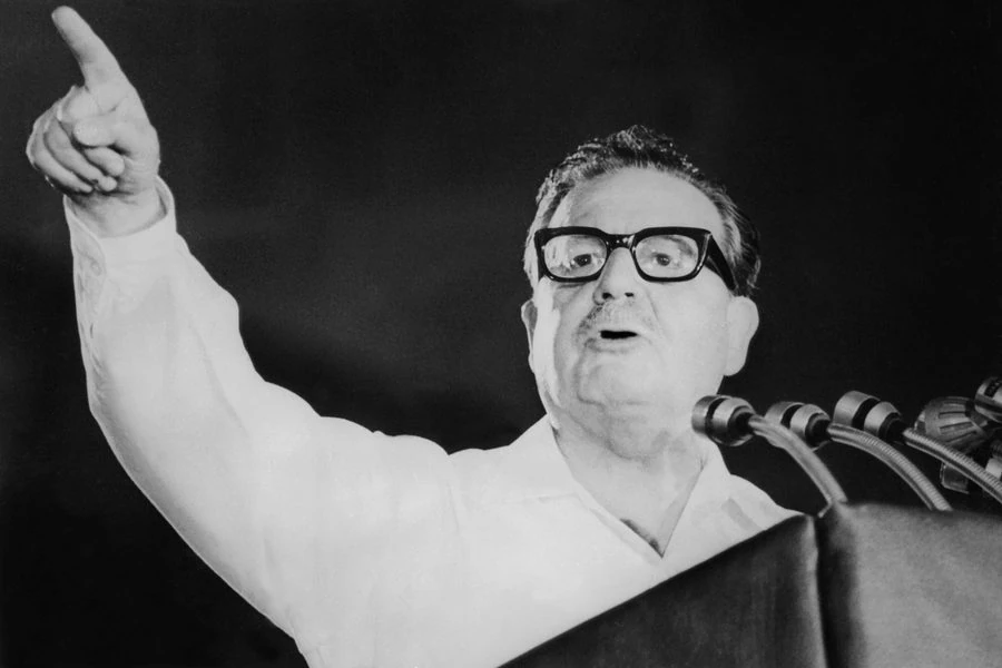 Salvador Allende memimpin pemerintahan Marxis di Chili hingga penggulingannya. (AFP/Getty Images)