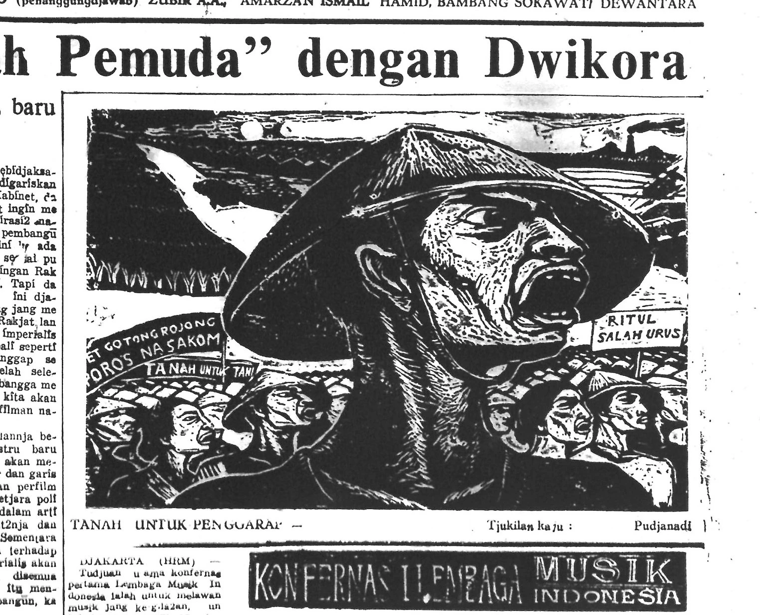 S. Pudjanadi, Tanah untuk Penggarap di Harian Rakyat, 25 Oktober 1964. S. Pudjanadi, Tanah untuk Penggarap di Harian Rakyat, 25 Oktober 1964.