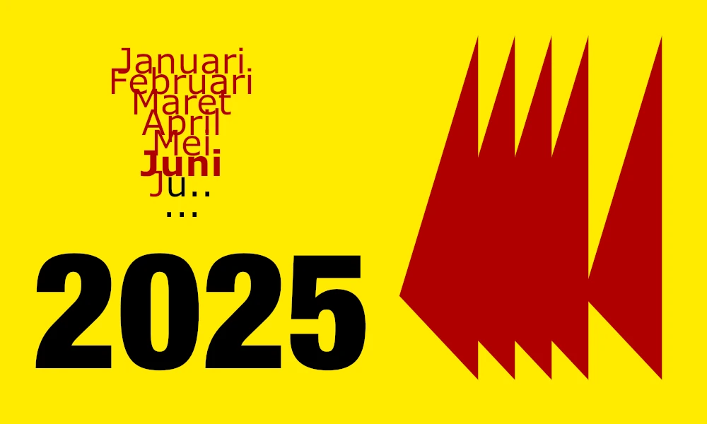 Setengah tahun 2025 dalam buku Setengah tahun 2025 dalam buku