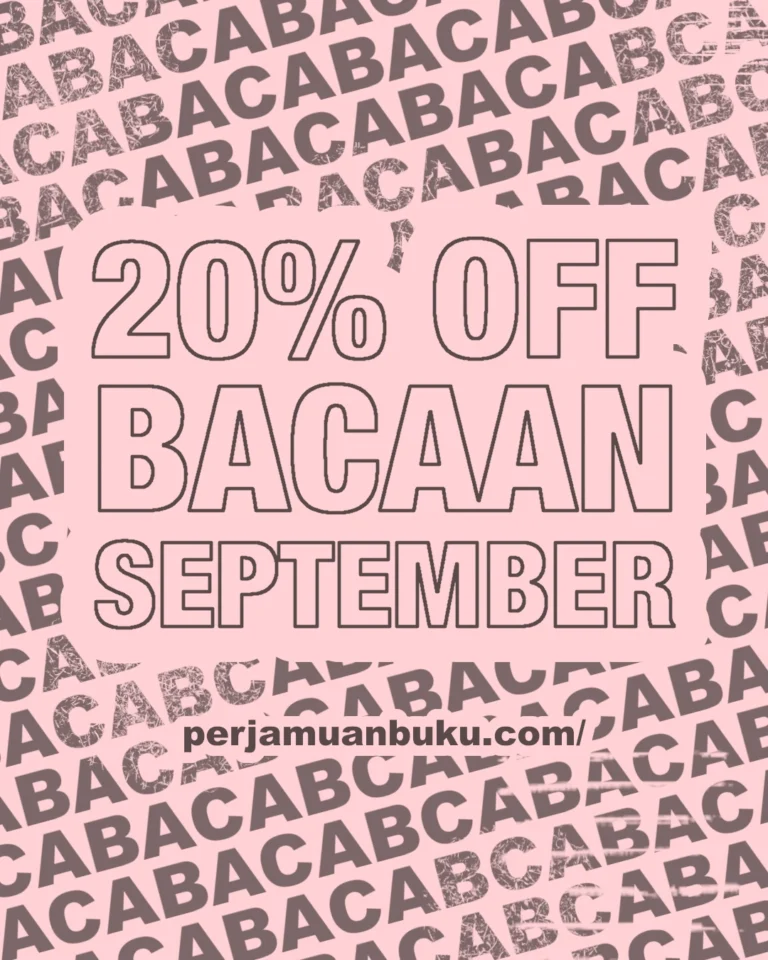 Diskon 20% untuk Bacaan September
