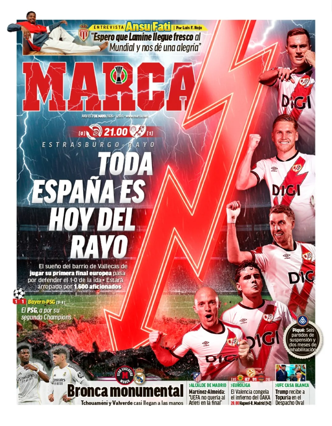 Halaman depan MARCA