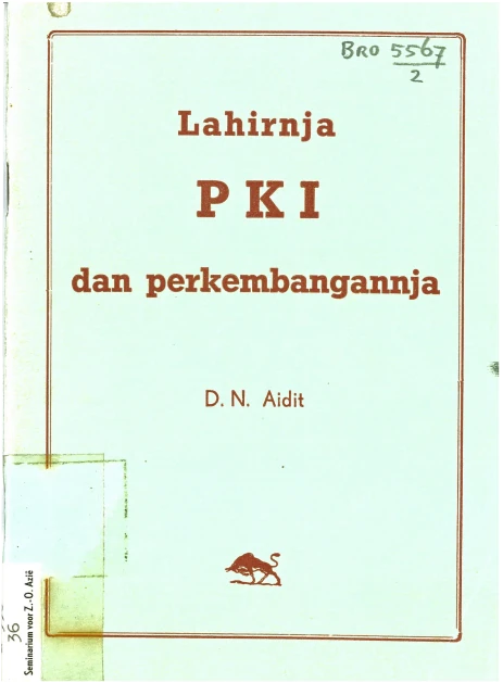 Lahirnya PKI dan Perkembangannya