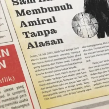Sam Harris Membunuh Amirul Tanpa Alasan