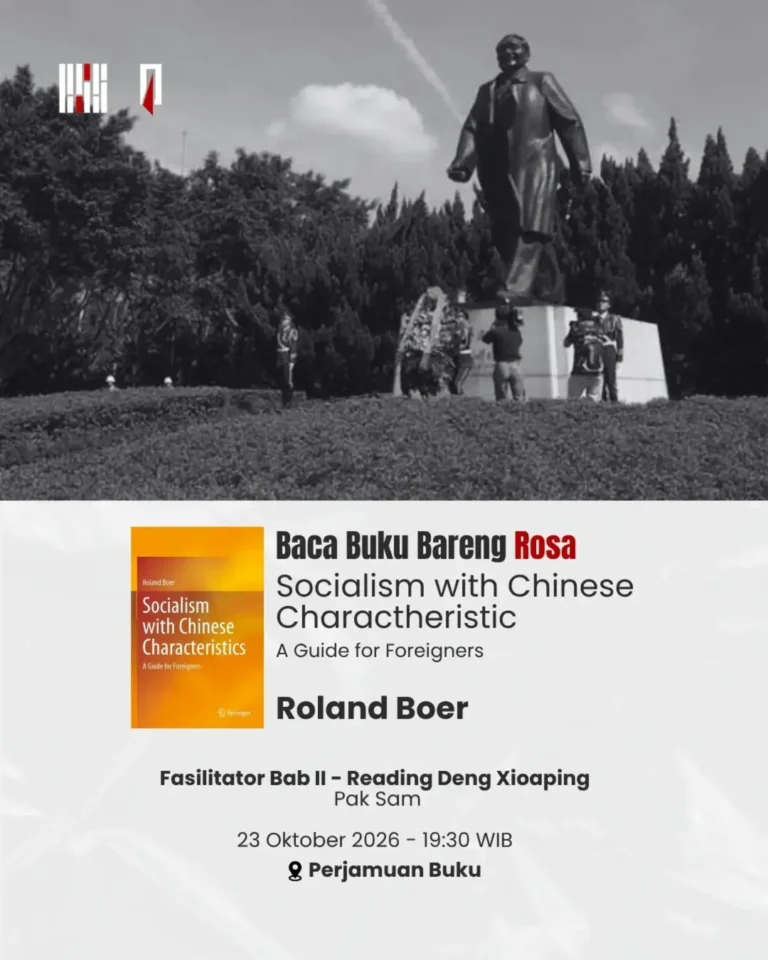 Baca Buku Bareng Rosa: "Socialism with Chinese Characteristic" - Pertemuan 3